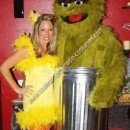 Homemade Homemade Big Bird and Oscar the Grouch Couple Halloween Costume Ideas