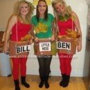 Homemade Bill and Ben and the Little Weed Costumes