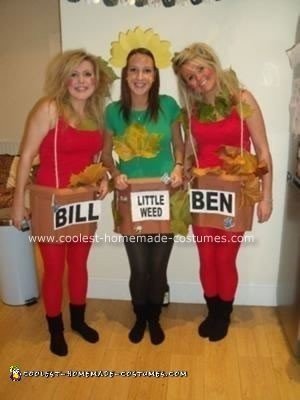 Homemade Bill and Ben and the Little Weed Costumes