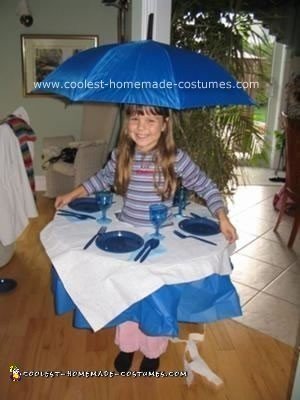 Homemade Bistro Table Costume