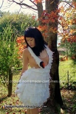 Homemade Bjork Swan Dress Costume