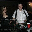 Homemade Black Jack Dealer and Cocktail Waitress Costumes