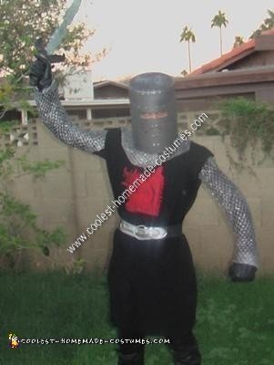 Homemade Black Knight Unique Halloween Costume Idea