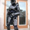 Homemade Black Spartan from Halo 3 Costume