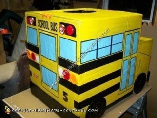 Homemade Blind School Bus Driver Halloween Costume