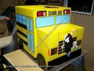 Homemade Blind School Bus Driver Halloween Costume