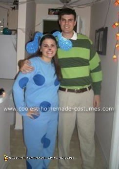 Homemade Blue and Steve from Blues Clues Costumes