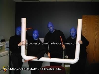 Homemade Blue Man Group Costume