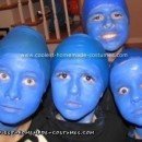 Homemade Blue Man Group Costume
