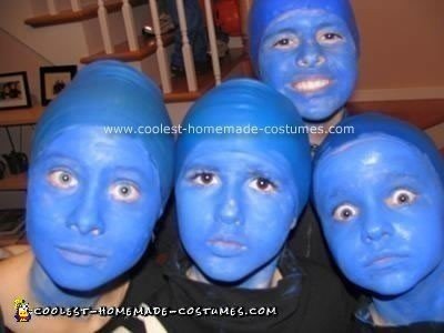 Homemade Blue Man Group Costume