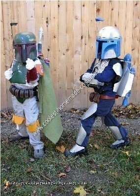 Homemade Boba and Jango Fett Couple Costume Idea