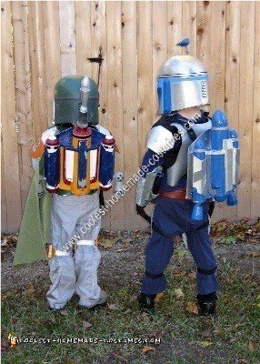 Homemade Boba and Jango Fett Couple Costume Idea