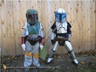 Homemade Boba and Jango Fett Couple Costume Idea