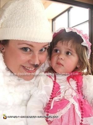 Homemade BoPeep and Sheep Costume