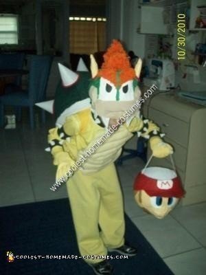 Homemade Bowser Halloween Costume Idea