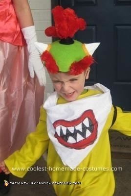 Homemade Bowser Jr. Costume