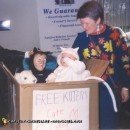 Homemade Box of Free Kittens Wheelchair Costume
