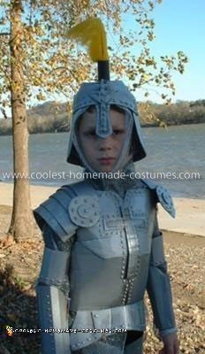 Coolest Homemade Boy's Knight Costume