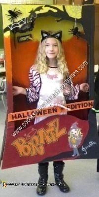 Homemade Bratz Doll in a Box Halloween Edition Doll Costume