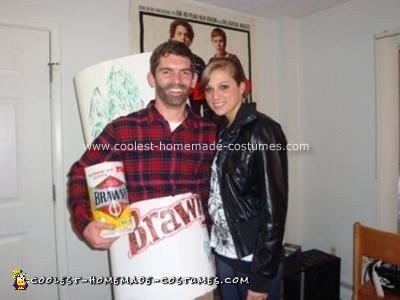 Homemade Brawny Paper Towel Costume