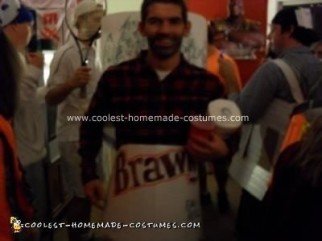 Homemade Brawny Paper Towel Costume