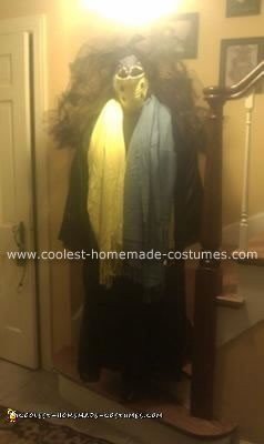 Homemade Bride of Voldemort Costume from Harry Potter