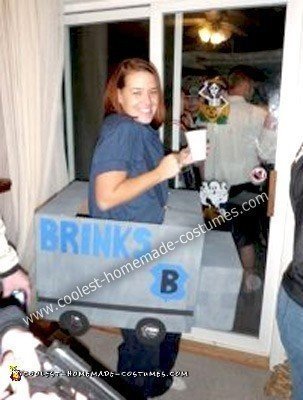 Homemade Brinks Truck Costume