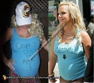 Homemade Britney Spears Costume