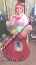 Homemade Bubblegum Machine Costume