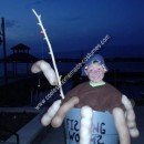 Homemade Bucket of Fishing Worms Costume