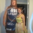Homemade Bud Light and Golden Wheat Couple Costume