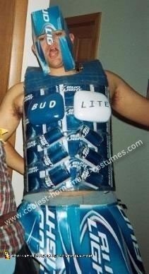 Homemade Bud Light Knight Costume