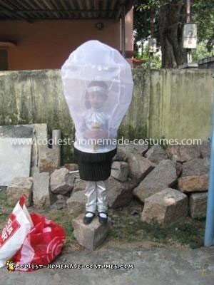 Coolest Homemade Bulb Costume