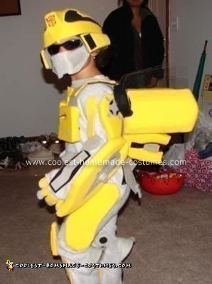 Homemade Bumble Bee Transformer Costume