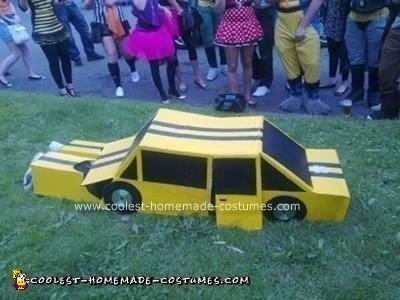 Homemade Bumblebee Transformer Autobot Costume