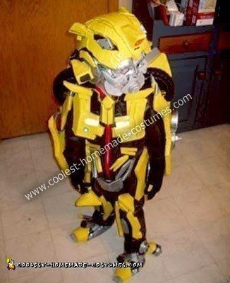 Homemade Bumblebee Transformer Costume