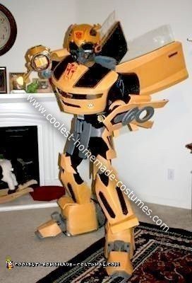 Homemade Bumblebee Transformer Costume