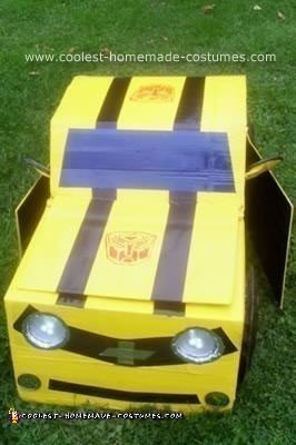 Homemade Bumblebee Transformer Costume