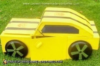 Homemade Bumblebee Transformer Costume