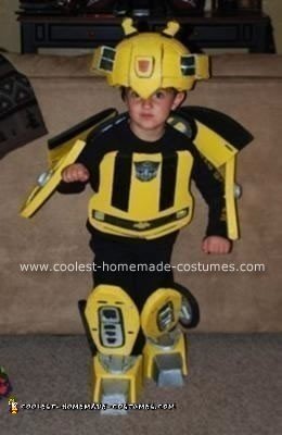 Homemade Bumblebee Transformers Costume
