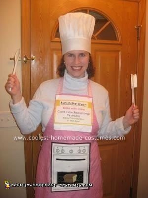 Coolest Homemade Bun in the Oven Halloween Costume