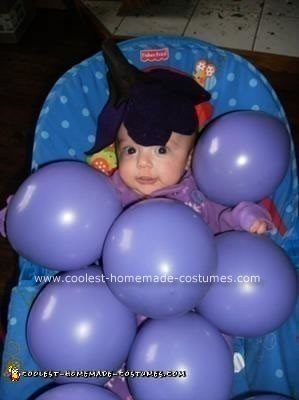 Homemade Bunch of Grapes Baby Costume