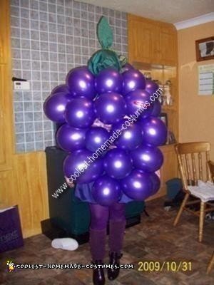 Homemade Bunch of Grapes Costume Idea