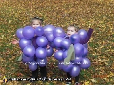 Homemade Bunch of Grapes Costumes