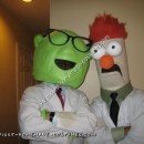 Homemade Bunsen Honeydew and Beaker Couple Halloween Costumes