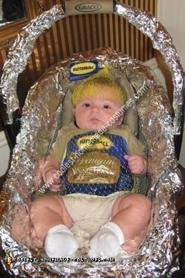 Homemade Butterball Turkey Baby Costume