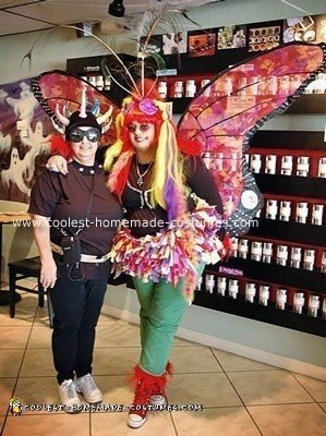 Homemade Butterfly and Alien Costumes