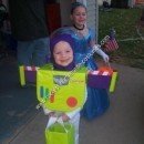 Homemade Buzz Lightyear Toddler Costume