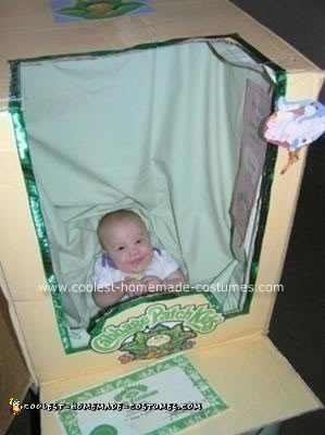 Homemade Cabbage Patch Baby Costume