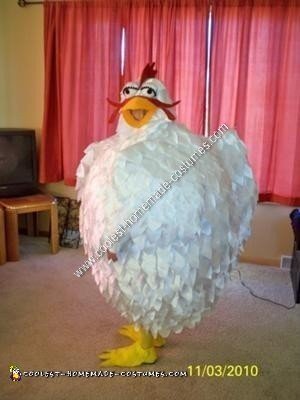 Homemade Camilla the Chicken from the Muppets Halloween Costume
